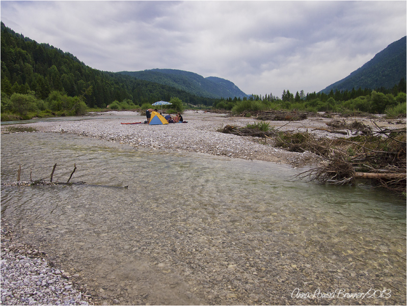 Isarflußbett